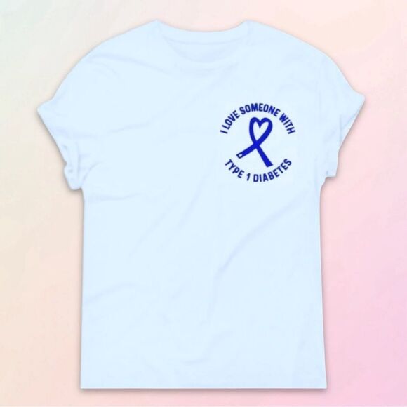 I Love Someone With Type 1 Tee, Sizes S-XXXL - Picture 5 of 6